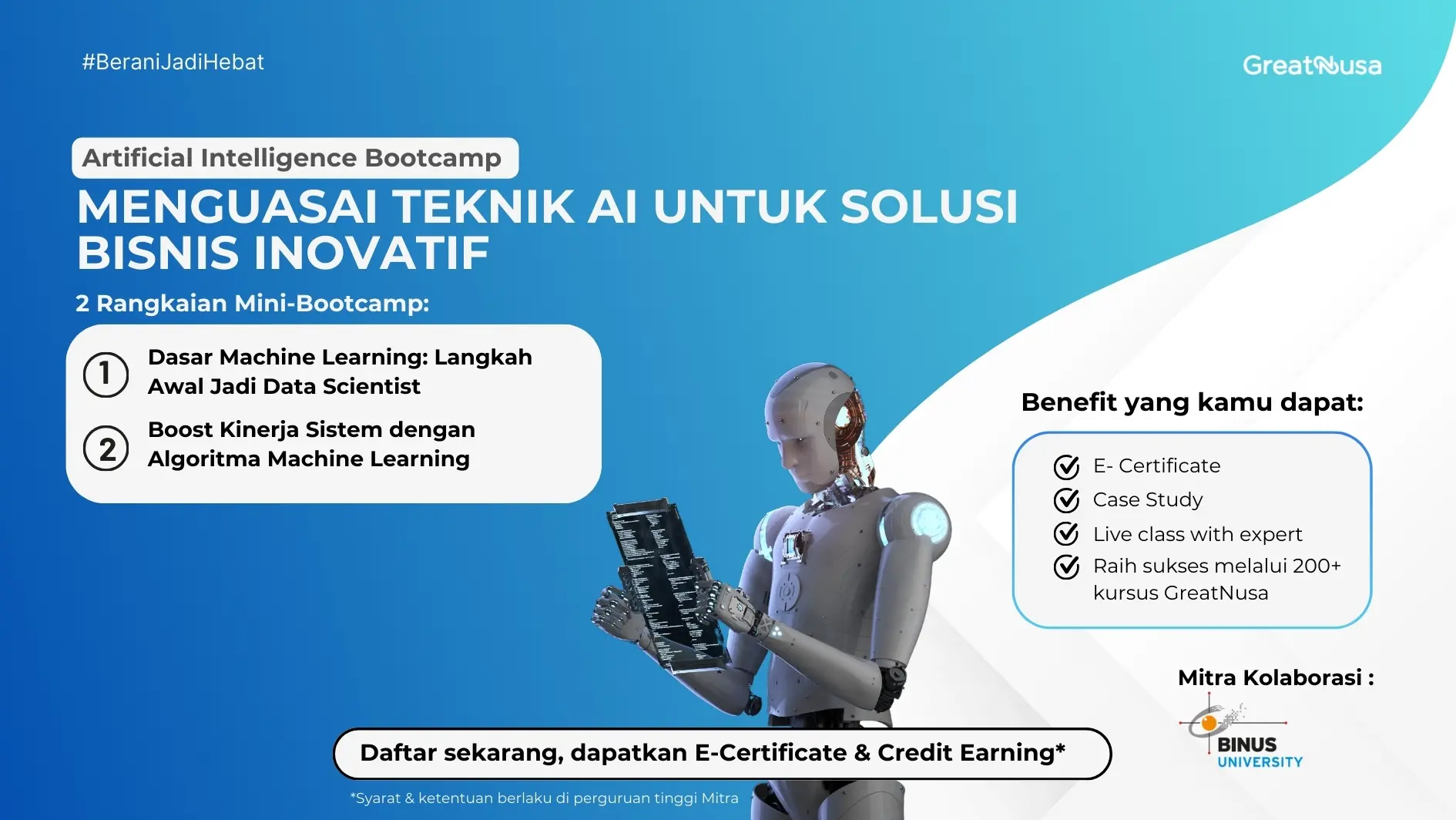 Belajar Metodologi Riset AI di Bootcamp Online