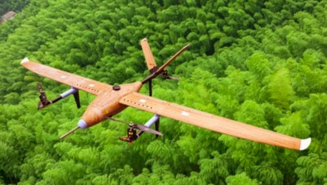 China Kembangkan Software Drone Bambu Pertama Dunia