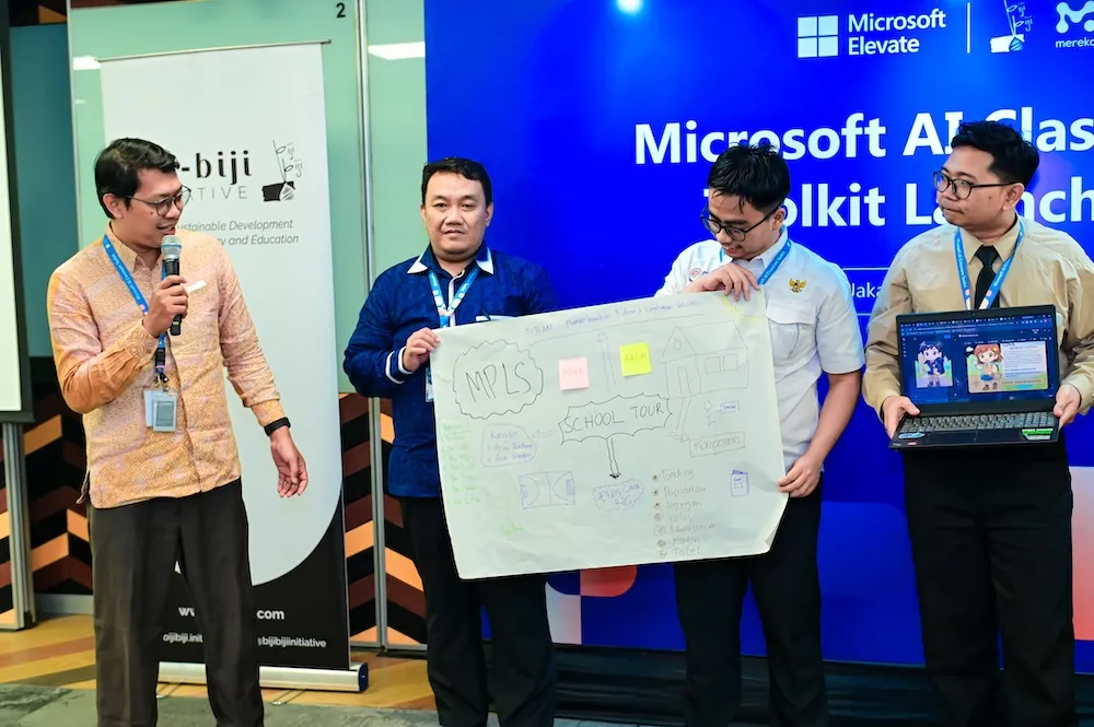 Microsoft Gandeng Biji-biji Initiative untuk Literasi AI